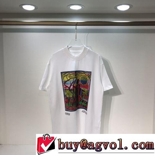 バリエーションに富む 3色可選 半袖Tシャツ 2022春夏 GIVENCHYコピー 希少価値大！プリント 縦には伸びにくい