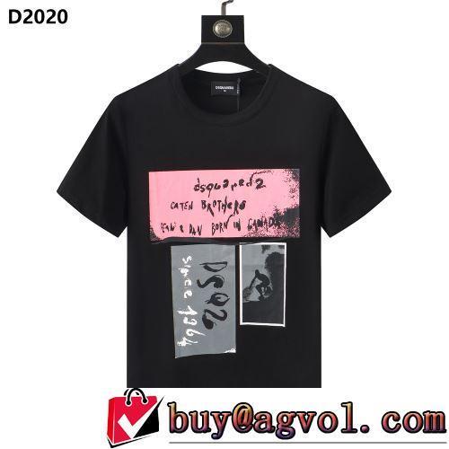 半袖Tシャツ 2色可選 一番人気の新作はこれ プリント 2022春夏 ディースクエアードスーパーコピー 激安 流行に関係なく長年愛用できる