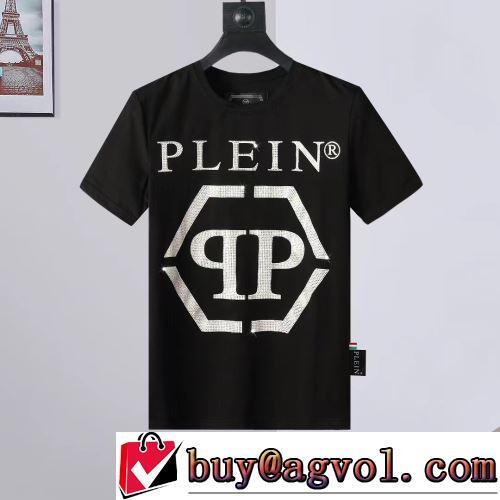 半袖Tシャツ PHILIPP PLEINスーパーコピー 2022春夏 上品に着こなせ 3色可選 タイトフィット