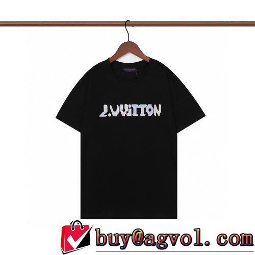 人気新品★超特価★ LOUIS VUITTONスーパーコピー 激安 3色可選 2022春夏 半袖Tシャツ 柔らかい手触り カジュアル
