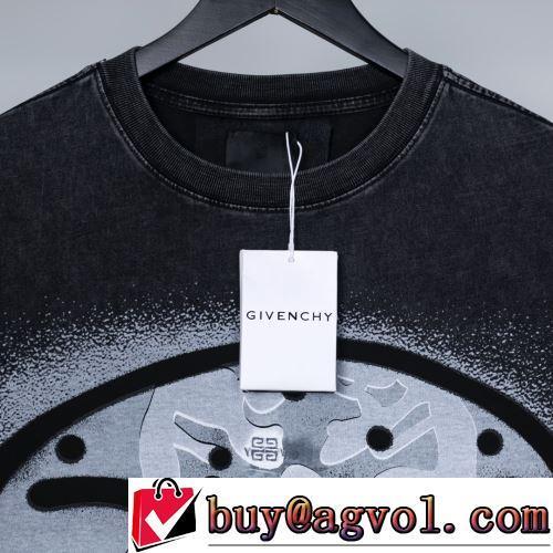 個性的なデザ 半袖Tシャツ 優しいフィット感 消臭抗菌効果がある GIVENCHYブランド コピー 2022春夏