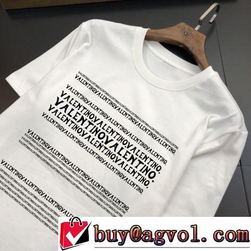 ラウンドネック 半袖Tシャツ 自然な肌触り ヴァレンティノ偽物ブランド 2022春夏 セール中 2色可選