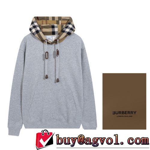 パーカー 3色可選 ジップパーカー 秋のお出かけに最適 2022新作 BURBERRYスーパーコピー 代引 男女兼用パーカー
