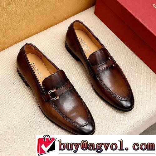 革靴 2022新作 FERRAGAMOブランド コピー 最安値に挑戦 フォーマルシューズ 3色可選