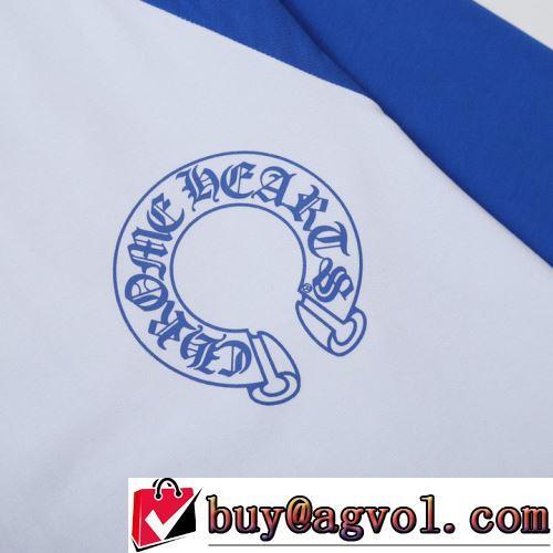 クロムハーツブランド 偽物 通販 ラックスした雰囲気 【新アイテム】 優しいフィット感 長袖Tシャツ 2022新作