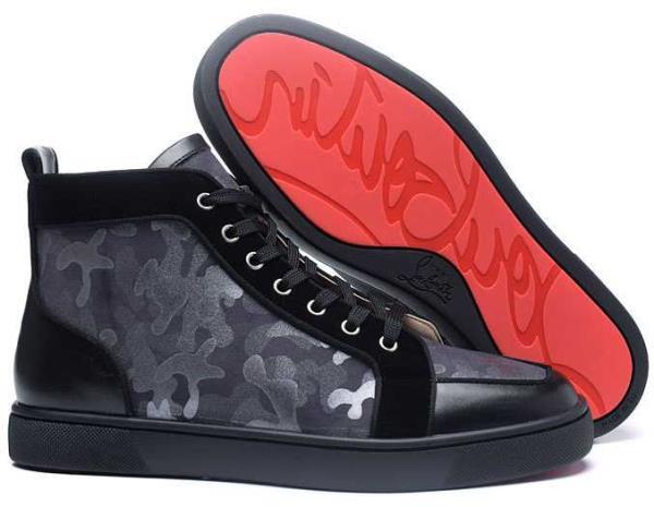 2018年春夏新作クリスチャンルブタンスニーカーコピーCHRISTIAN LOUBOUTIN人気激売れハイカットメンズシューズレザー