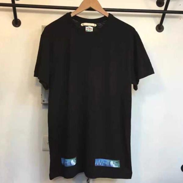 抜群な存在感オフホワイトｔシャツ格安OFF-WHITEコピー定番のクルーネック半袖Tシャツメンズトップス