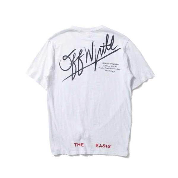 2018NEW!!限定販売モデルオフホワイトスーパーコピーメンズクルーネック半袖TシャツOFF-WHITEトップス