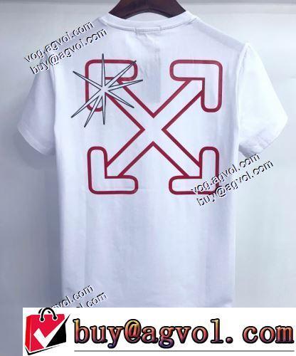 2021 著名人の着用 OFF-WHITE オフホワイト Tシャツ/半袖コピー VOG コピー 流行に関係なく長年愛用できる 柔らかい手触り