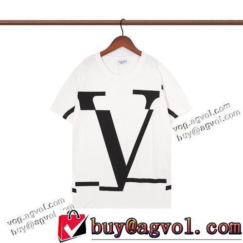 プリント 半袖Tシャツ ヴァレンティノブランド コピー 今からの季節にピッタリ！2022春夏 カジュアル 着回し度抜群 3色可選