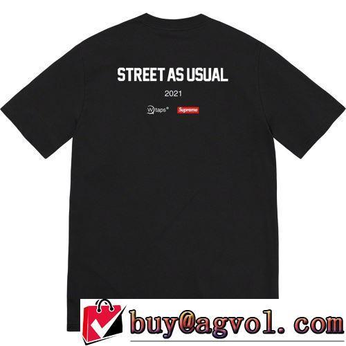 シュプリームコピー 着心地満点 おすすめ/オススメ プリント Supreme x WTAPS Sic'em! Tee 半袖Tシャツ 2022春夏 吸汗速乾 2色可選 通気性に優れた