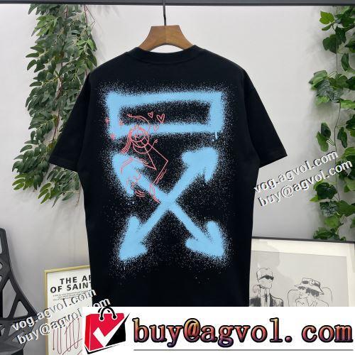OFF-WHITE オフホワイトコピーブランド 通気性に優れた 半袖Tシャツ 強い魅力を感じる一枚 吸汗性に優れ 2022新作