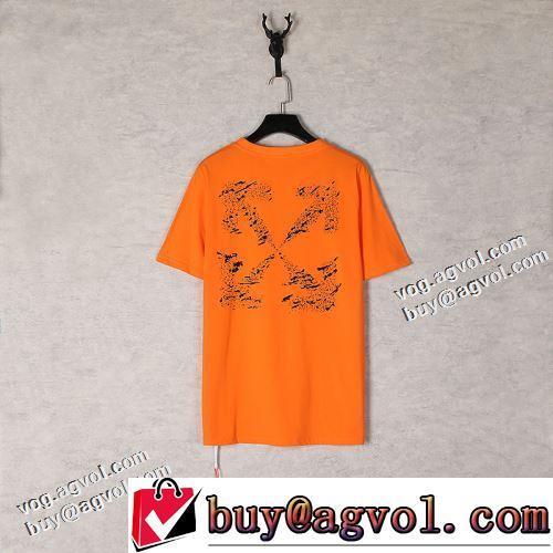 オリジナル 半袖Tシャツ お洒落な存在感 快適な着心地 2色可選 OFF-WHITE オフホワイトブランドコピー 2022新作 収縮性のある