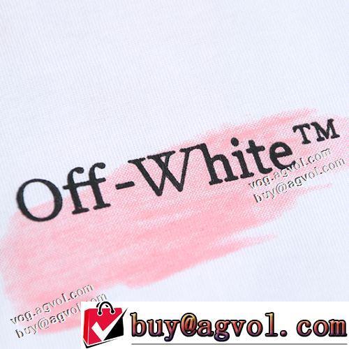 2022春夏 ラウンドネック 半袖Tシャツ ラックスした雰囲気 レジャー 快適な着心地 OFF-WHITE オフホワイトスーパーコピー 激安