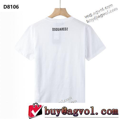 半袖Tシャツ 大人のセンスを感じさせる 肌に馴染みやすい 2022新作 DSQUARED2コピーブランド 2色可選 ドライ