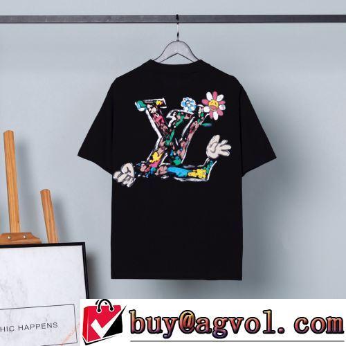 2022新作 半袖Tシャツ 個性的 2色可選 ルイ ヴィトンスーパーコピー 激安 細身のシルエット 頑丈な素材