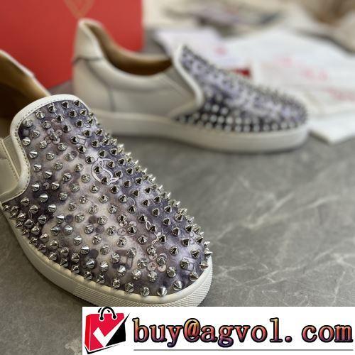 CHRISTIAN LOUBOUTINスーパーコピー 2022新作 先行販売 カジュアルシュッズ 紐なし ファッション 人気