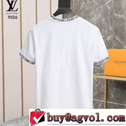 長く愛用できる 2色可選 半袖Tシャツ ルイ ヴィトンコピー ブランド スタイリッシュな印象 ドライ 2022春夏