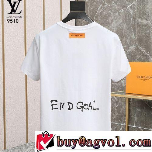フォトプリン お洒落に魅せる 半袖Tシャツ 2色可選 ルイ ヴィトンコピーブランド 2022春夏 先行販売