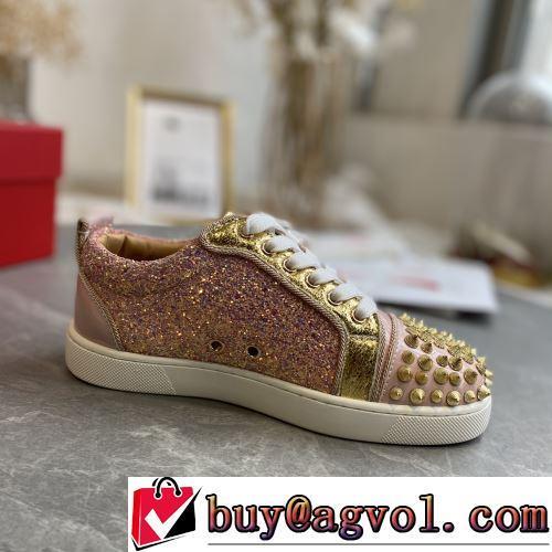 2022新作 最安値に挑戦 フラットシューズ ポップ クッション加工 着用 CHRISTIAN LOUBOUTINブランド コピー