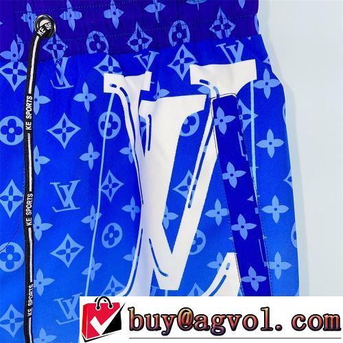 ショートパンツ プリント デザイン性の高い LOUIS VUITTONブランドコピー 体の運動機能を助け 2022春夏