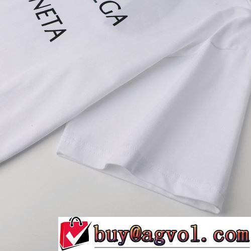 2色可選 2022春夏 最安値に挑戦 半袖Tシャツ ボッテガ ブランドブランド コピー ラウンドネック 柔らかい手触り
