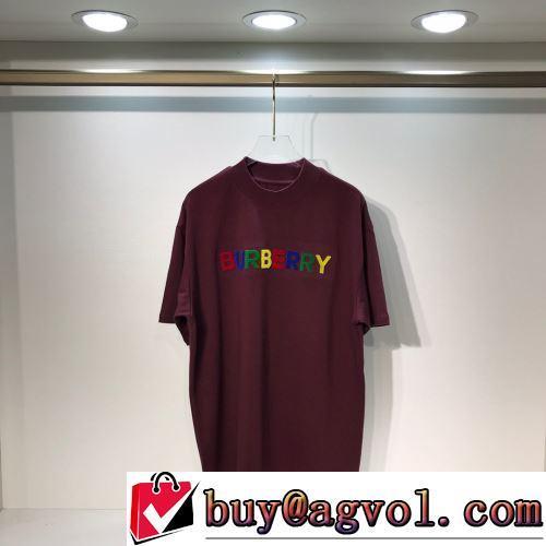 BURBERRYスーパーコピー  半袖Tシャツ 4色可選 2022春夏 肌に馴染みやすい 自分らしいスタイリング ポップ