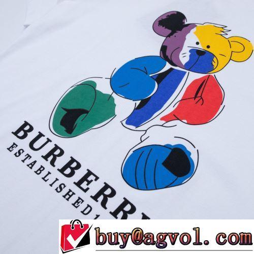 2色可選 プリント柄 半袖Tシャツ 2022春夏 バーバリーコピー 優しいフィット感 ファッション 人気