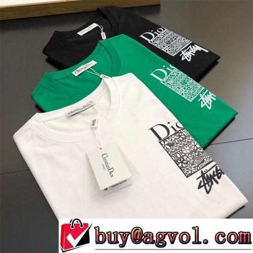 着心地満点 半袖Tシャツ カッコいい印象を付ける ディオールスーパーコピー 3色可選 早くも完売している 2022春夏