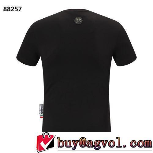 2022春夏 耐久性のある フィリッププレインコピーブランド 優しいフィット感 半袖Tシャツ デザイン性の高い 2色可選