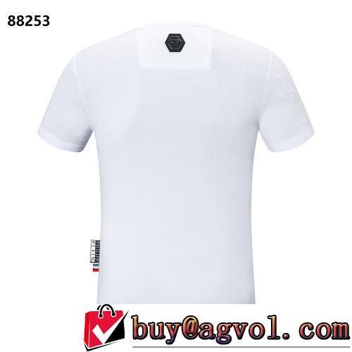 2022春夏 フィリッププレインスーパーコピー 激安 超目玉 優しいフィット感 半袖Tシャツ 肌に密着 2色可選