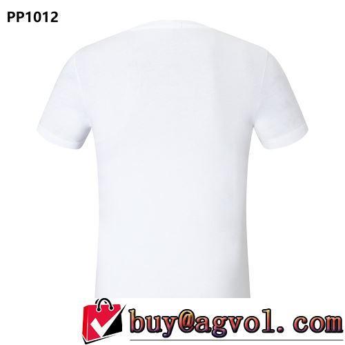 魅力ファッション 2022春夏 フィリッププレインコピーブランド しわになりにくい 半袖Tシャツ プリント 2色可選