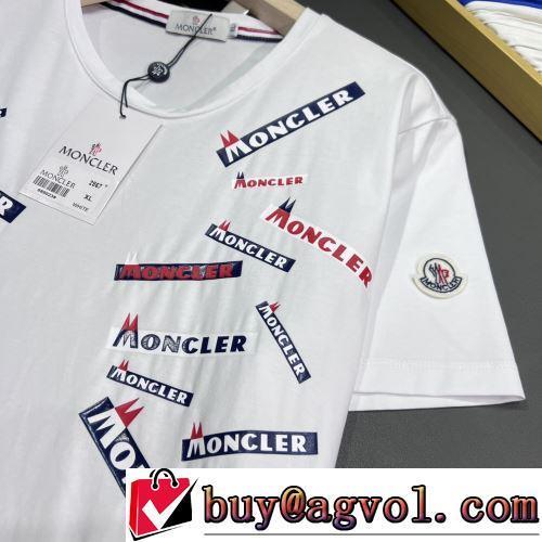 2022春夏 モンクレールブランド コピー 希少価値大！ 2色可選 吸汗性に優れ 半袖Tシャツ カジュアル