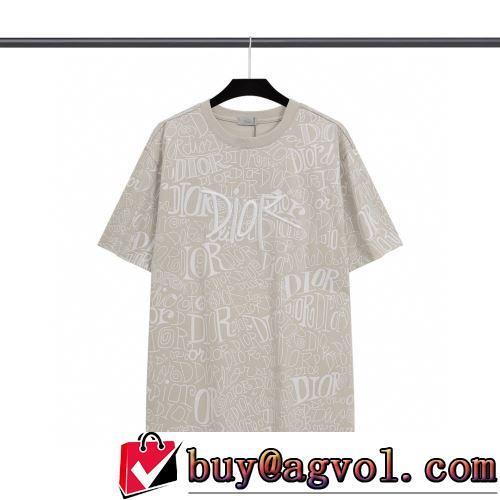 ディオールスーパーコピー 吸汗速乾 お洒落に魅せる 半袖Tシャツ 今買い◎得 快適 2022春夏 3色可選