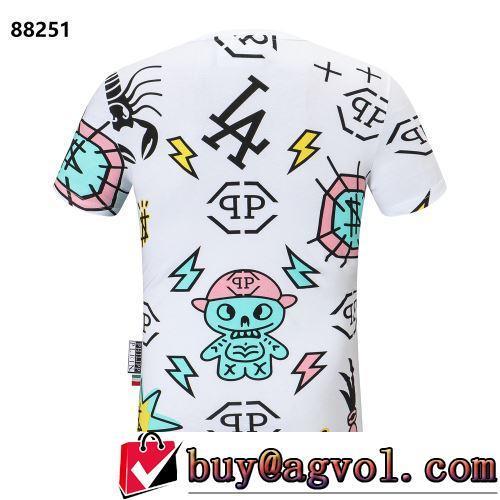 半袖Tシャツ 希少価値大！ フィリッププレインコピーブランド 2色可選 お洒落に魅せる 2022春夏 柔らかい手触り