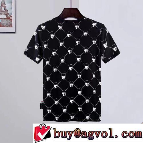 高級感ある 2色可選 半袖Tシャツ 気軽にカジュアルに使える フィリッププレインスーパーコピー 2022春夏