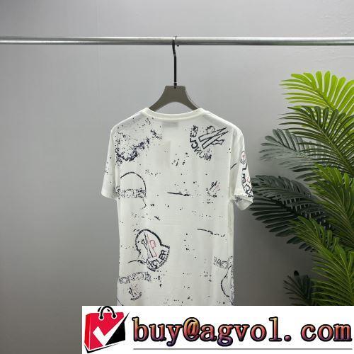 モンクレールコピー ブランド 肌に馴染みやすい 2色可選 半袖Tシャツ 高級感ある 2022春夏 お洒落に魅せる