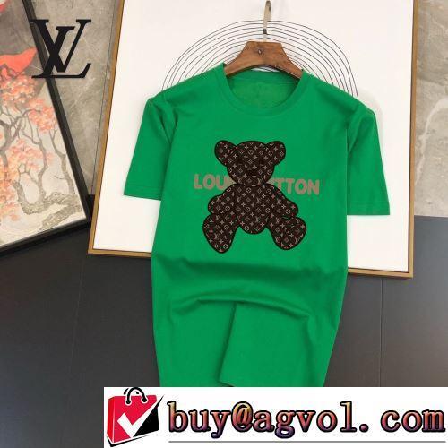 ファション性の高い 多色選択可 2022春夏 ルイ ヴィトンスーパーコピー 激安 プリント 半袖Tシャツ 着心地満点