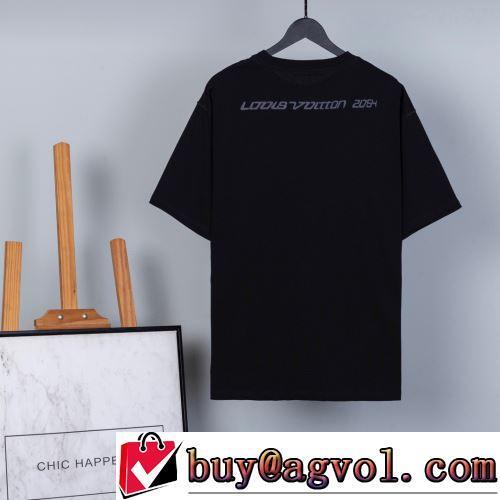 ラックスした雰囲気 半袖Tシャツ ルイ ヴィトンスーパーコピー 2022春夏 自分らしいスタイリング 個性的なデザ 2色可選