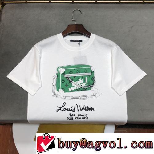 耐久性のある デザイン性の高い 半袖Tシャツ 2色可選 着回し度抜群 ルイ ヴィトンブランドコピー 2022春夏