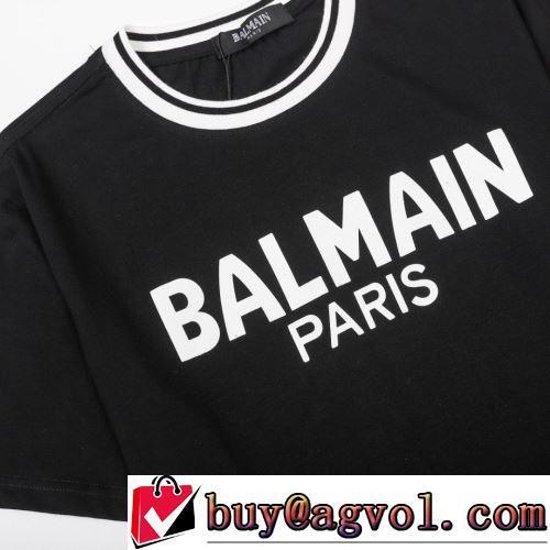 2色可選 2022春夏 バルマンブランド コピー デザイン性の高い 最安値に挑戦 半袖Tシャツ 自然な肌触り