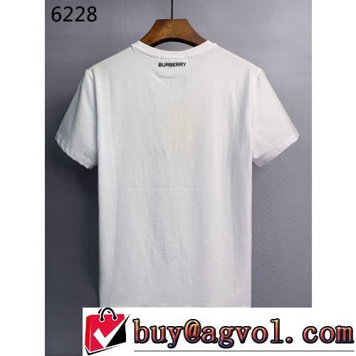 2022春夏 Tシャツ 2色可選 BURBERRYブランドスーパーコピー 通気性に優れた プリント 完成度の高い逸品