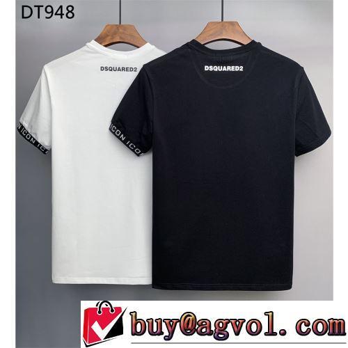 完成度の高い逸品 DSQUARED2ブランドスーパーコピー 2色可選 Tシャツ 2022春夏 シンプル 体の運動機能を助け