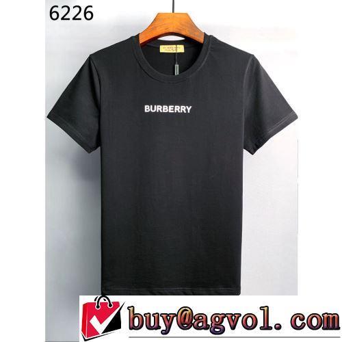 サイズ豊富 2022春夏 バーバリーブランド コピー 半袖Tシャツ 2色可選 スタイリッシュな印象 クールビズ 超目玉