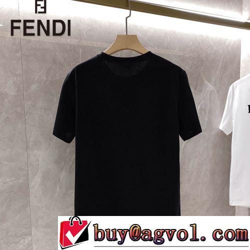 TOPセラー賞受賞！フェンディスーパーコピー 2022春夏 オリジナル 半袖Tシャツ 乾きやすい 2色可選
