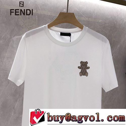 2022春夏 クールビズ 2色可選 Tシャツ 肌に馴染みやすい フェンディコピー 流通限定モデル スタイリッシュな印象