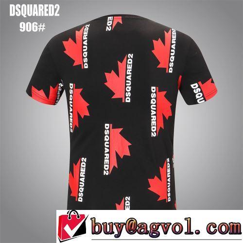 ディースクエアードスーパーコピー 代引 2022春夏 プリント 今買い◎得 2色可選 Tシャツ 優しいフィット感