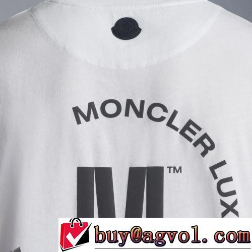ラウンドネック 2022春夏 半袖Tシャツ 芸能人に愛用者続出 MONCLERブランドコピー 2色可選 頑丈な素材 オリジナル