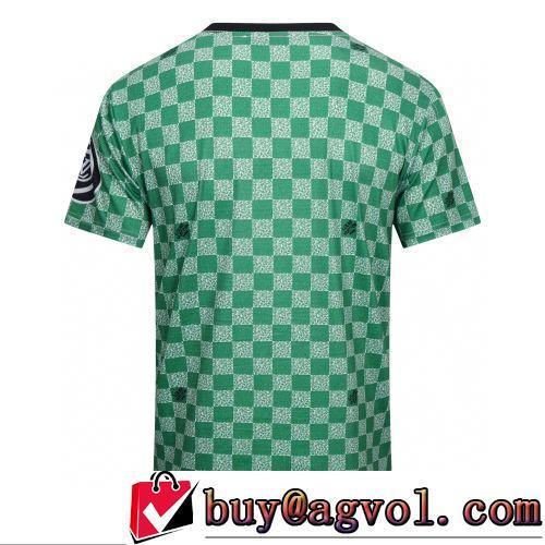 ファッション 人気 2色可選 デザイン性の高い ラウンドネック 半袖Tシャツ LOUIS VUITTONブランド 偽物 通販 2022春夏