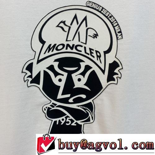 落ち着いた感覚 モンクレールコピーブランド 優しいフィット感 半袖Tシャツ 2022春夏 レジャー 2色可選